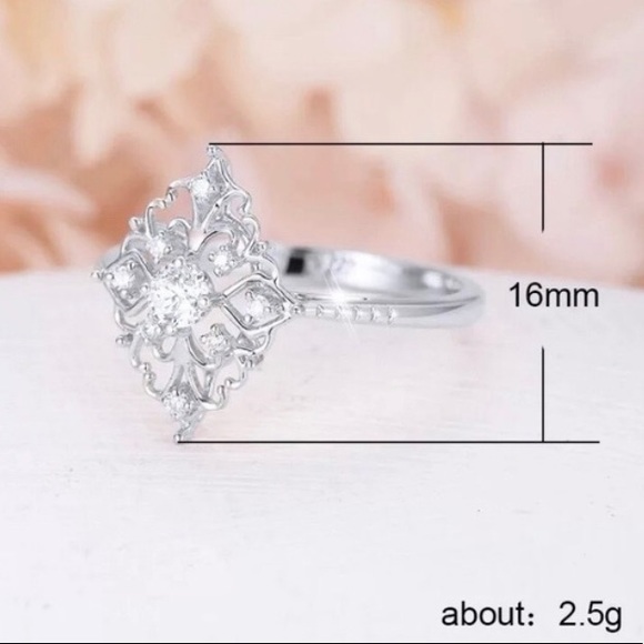 NEW Antique Sterling Silver Ring - Picture 6 of 6